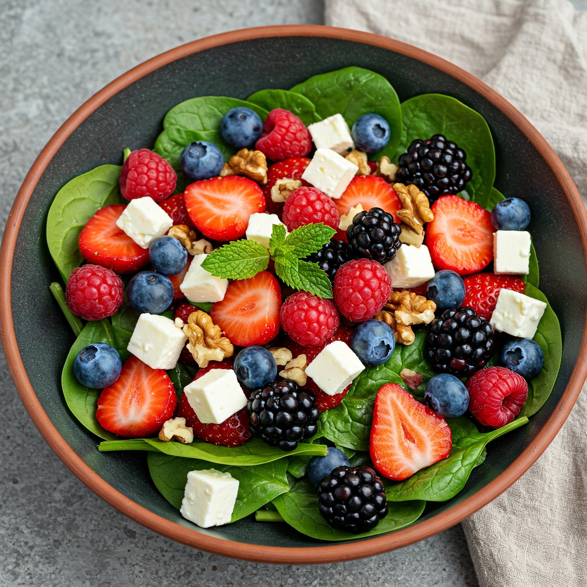 Celebrate Spring with this Vibrant Berry And Feta Salad